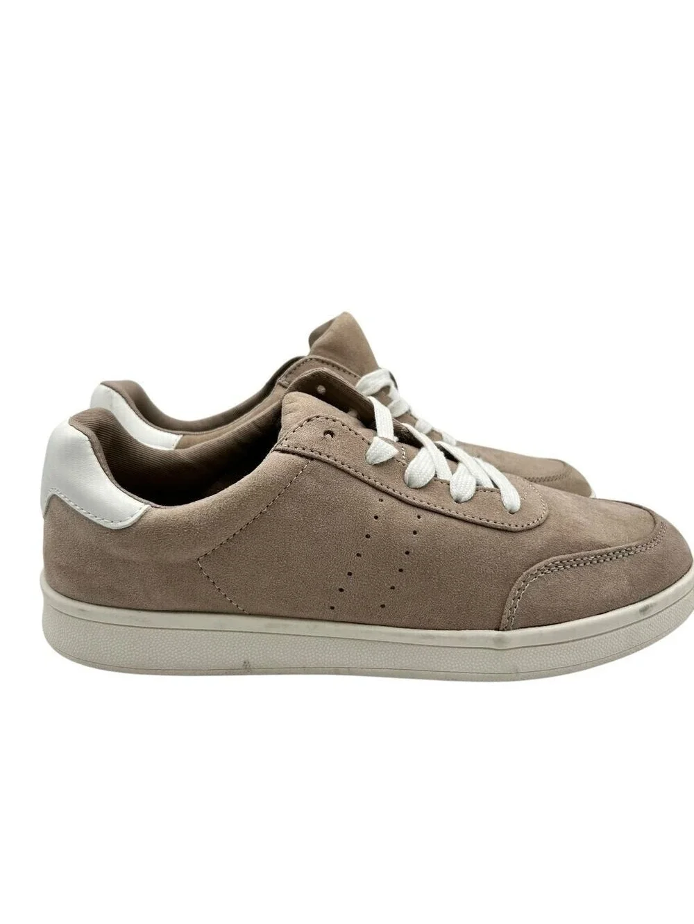 Old Navy Womens Comfort Light Taupe Classic Sneakers Size 8